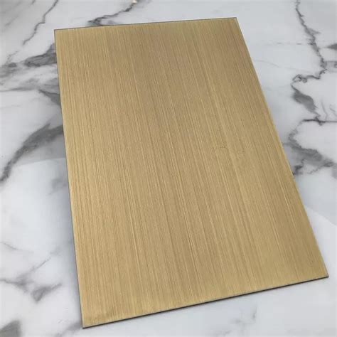 PVD Color Coating Antique Bronze Color 304 Stainless Steel Sheet With