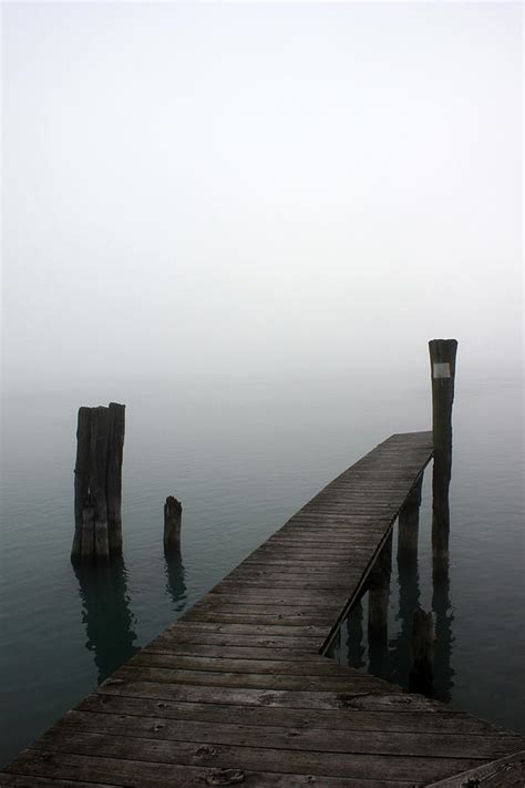 Foggy Dock 13 Photograph By Mary Bedy