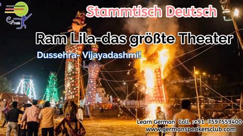 Ram Lila das größte Theatre Dussehra Vijayadashmi Sprächthema for