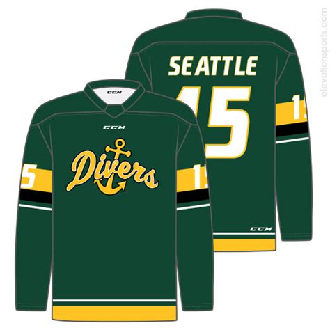 Custom CCM Hockey Jerseys - SEATTLE | Elevation Sports