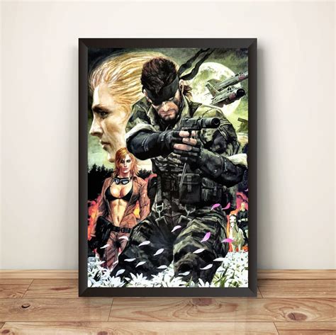 The Boss & Big Boss MGS Snake Eater Premium Poster vectorized Design - Etsy