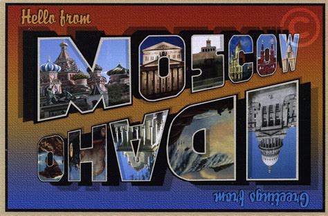 Greetings From Moscow Idaho Larry Fulton Postcard Flickr