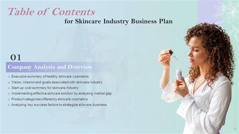 Skincare Industry Business Plan Powerpoint Presentation Slides Ppt Slide