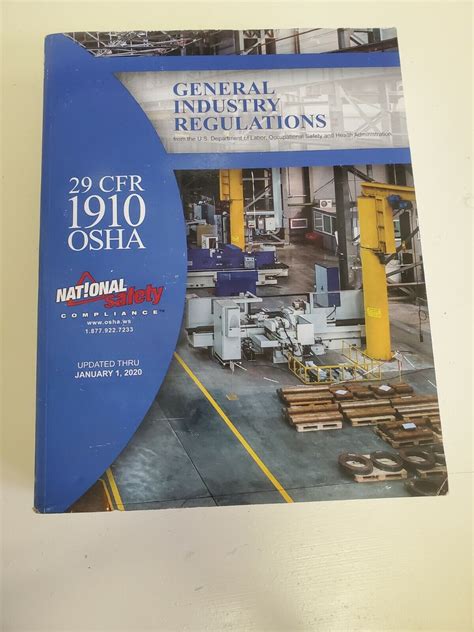 Mancomm 29 Cfr Parts 1910 End Osha General Industry Regulations July