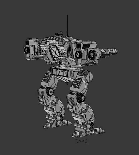 MechWarrior Catapult 3D 모델 20 max fbx Free3D