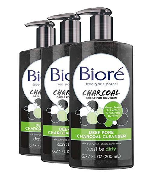 6.77-Oz Biore Deep Pore Charcoal Face Wash