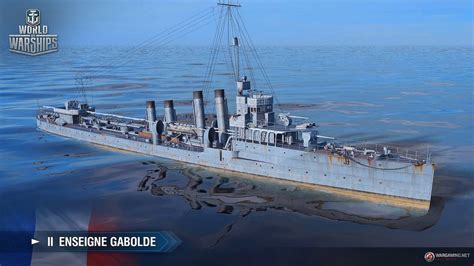 French Destroyer Mogador Leadship Of Her Class Of Extremely Fast