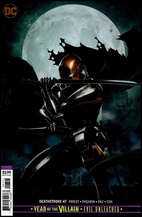 Deathstroke 47 Skan Variant Cover Oct 2019 Dc Yotv Nm Comic Book 1 Ebay