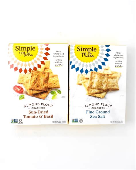 Simple Mills, Almond Flour Crackers, 4.25oz - Princeville Wine Market