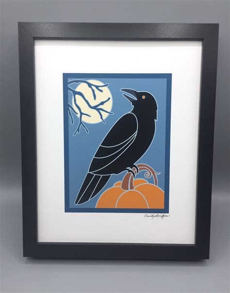 Raven Art Print - Etsy