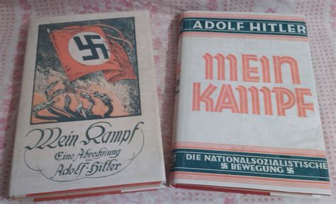 Germanmilitariaww2 Mein Kampf 1925 And 1927 By Adolf Hitler First