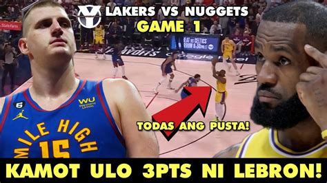 Kamot Ulo Sa Pts Ni Lebron Jokic Naghalimaw Hirap Si Davis Nuggets