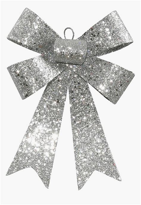 Glitter Bow Ribbon Png High-quality Image - Bow Png Silver Ribbon Png, Transparent Png ...