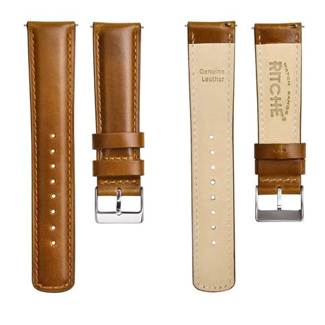 Mua Quick Release Leather Watch Bands Genuine Watch Straps For Men Women 18mm 20mm 21mm 22mm