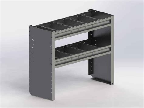 Cargo Van Shelving System, Square Back - 4336-2 - Ranger Design