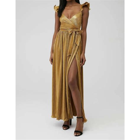 Saylor Saylor Imara Maxi Dress In Gold Grailed