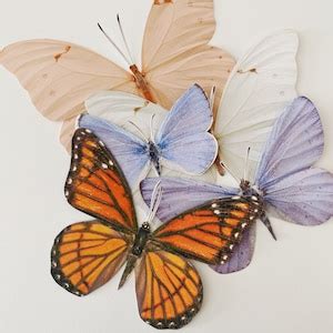 Paper Butterfly Garland Set of 3 - Etsy