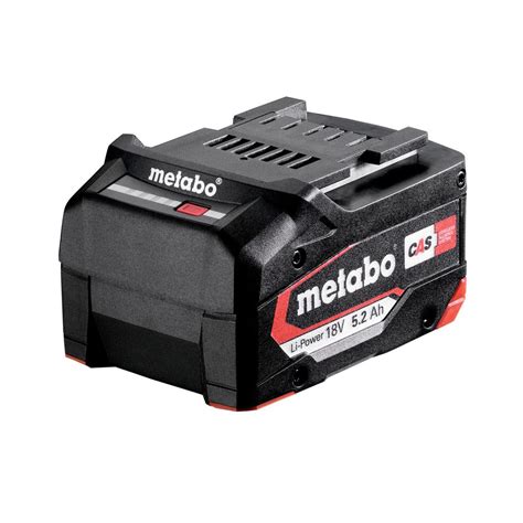 Metabo 625592000 18v Li Power 52ah Li Ion Battery Power Tool World