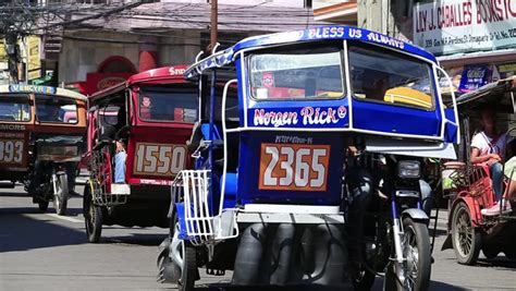 Dumaguete Philippines February 18 2014 Tricycle Motor Taxi