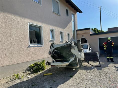 Thl Verkehrsunfall An Der Hauptstra E In Todtenweis Freiwillige