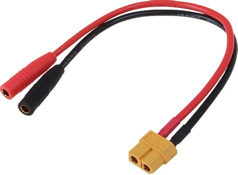 Robbe Modellsport Adapterkabel XT 60 Buchse AUF 4MM ISDT BANANENStecker