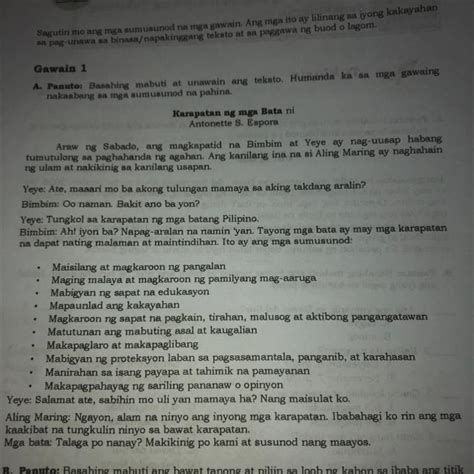 Mga Tanong 1 Ano Ang Pamagat Ng Kuwento 2 Sino Ang Dalawang Bata Na