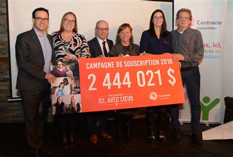 Mission Accomplie Pour La Campagne 2018 De Centraide Laurentides