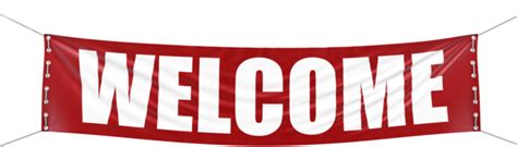 Welcome Sign and Greeting Banner Ideas Clipart PNG | PNG All