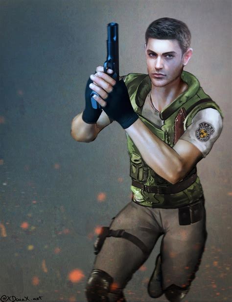 Chris Redfield (Resident Evil 1 Version) by XDaiaX on DeviantArt