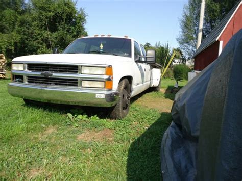 1993 Chevy C3500 Crew Cab Long Bed Dually 454 Bbc Automatic 2wd