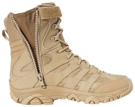 Merrell J004107 Moab 3 Waterproof Tactical Side Zip Duty Boots For Men