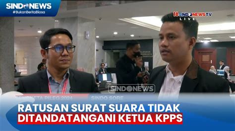 Partai Perindo Ajukan Gugatan Hasil Pemilu Sindo Sore Youtube