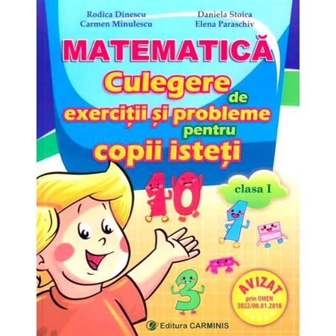 Matematica Culegere De Exercitii Si Probleme Pentru Copii Isteti