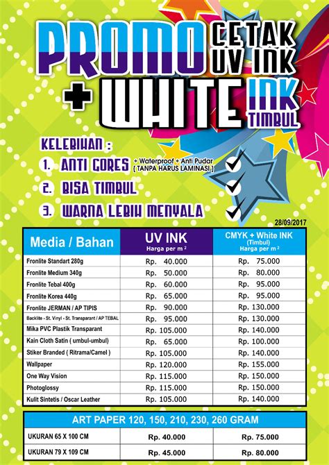 Harga Print Warna A Per Lembar Ide Perpaduan Warna