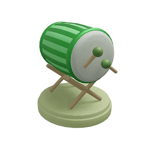 3d Illustration Of Bedug Drum On The Podium Transparent Background