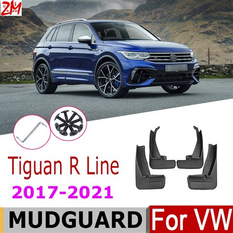 Mudflap For Vw Tiguan R Line 2021 2020 2017 Flap Car Over Fender Mud Guard Splash Flaps Mudguard