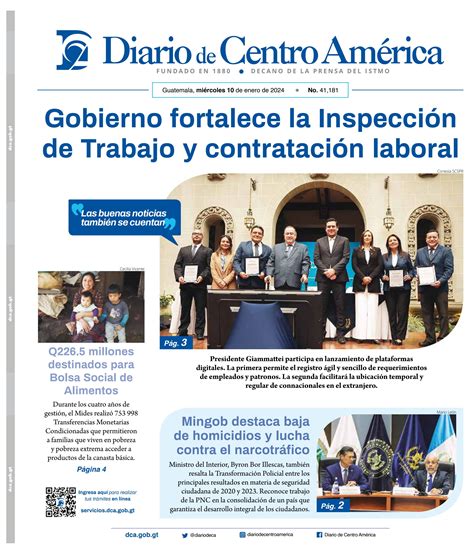 Edici N Del Diario De Centro Am Rica Del De Enero Del By Diario