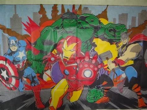 Painel Vingadores Filme Tnt Gigante MercadoLivre