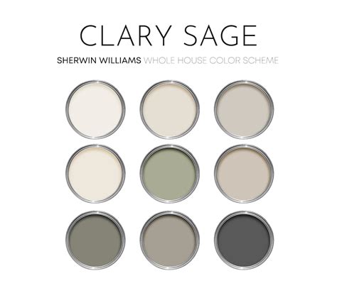 Clary Sage Sherwin Williams Paint Palette Color Of The Year Best