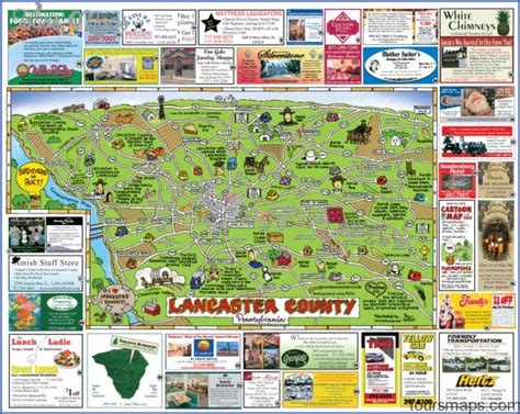 Lancaster Pa Tourist Map - Fredi Jo-Anne