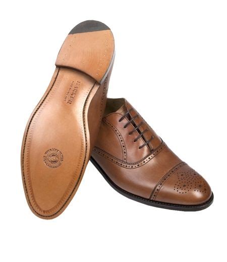 Barker Newcastle Mens Brown Brogue Leather Shoe Hawes And Curtis Dress Shoes Men Brown