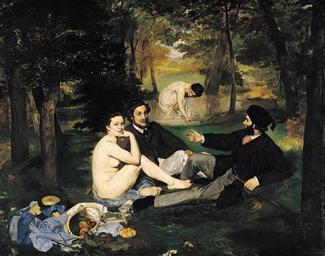 Le Déjeuner sur l Herbe 1862 1863 Édouard Manet WikiArt org