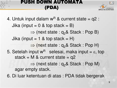 Ppt Pertemuan Push Down Automata Pda Powerpoint Presentation