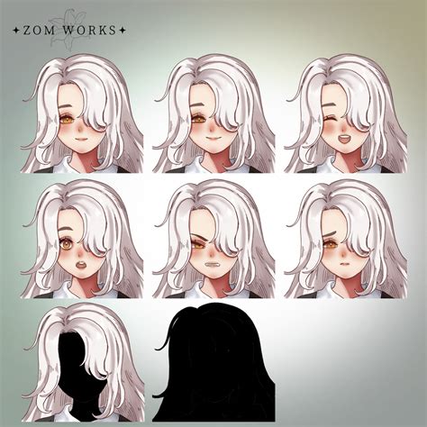 【立ち絵素材】儚げな女子学生 Zomworks Booth