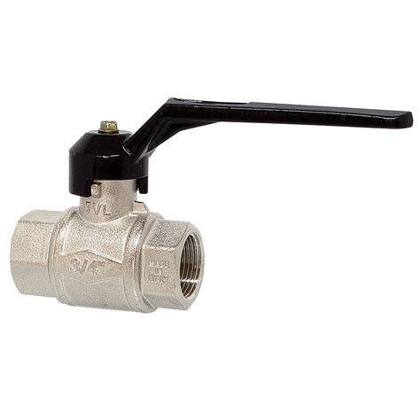 34bspf Brass Ball Valve Heavy Duty Black Handle Pneumatics Direct