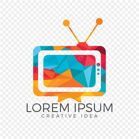 Tv Logos Vector Design Images, Tv Media Logo Design Tv Service Logo Template Design, Abstract ...