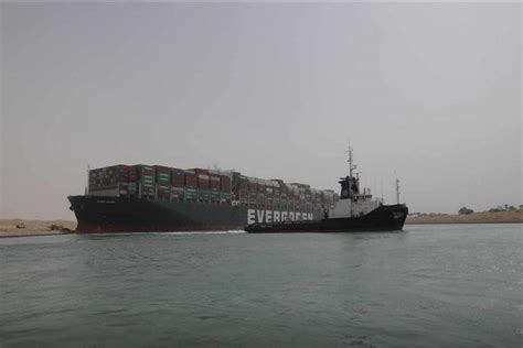 Traffic Resumes In Egypts Suez Canal Stranded Ship Ever Given