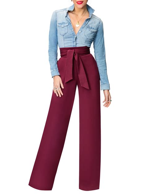 Eleanor Raisin Belted High Waist Pants Fksp