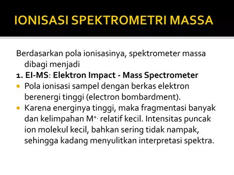 Spektrometri Massa Ppt