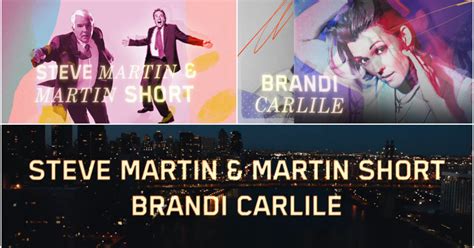 Saturday Night Live Intros Steve Martin Martin Short Brandi Carlile